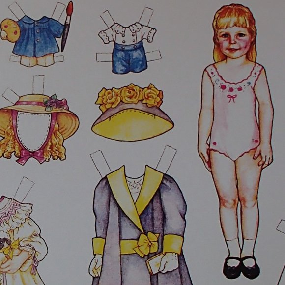 COPY - Theresa Borelli Paper Doll One Sheet Uncut BOGO - Picture 2 of 12